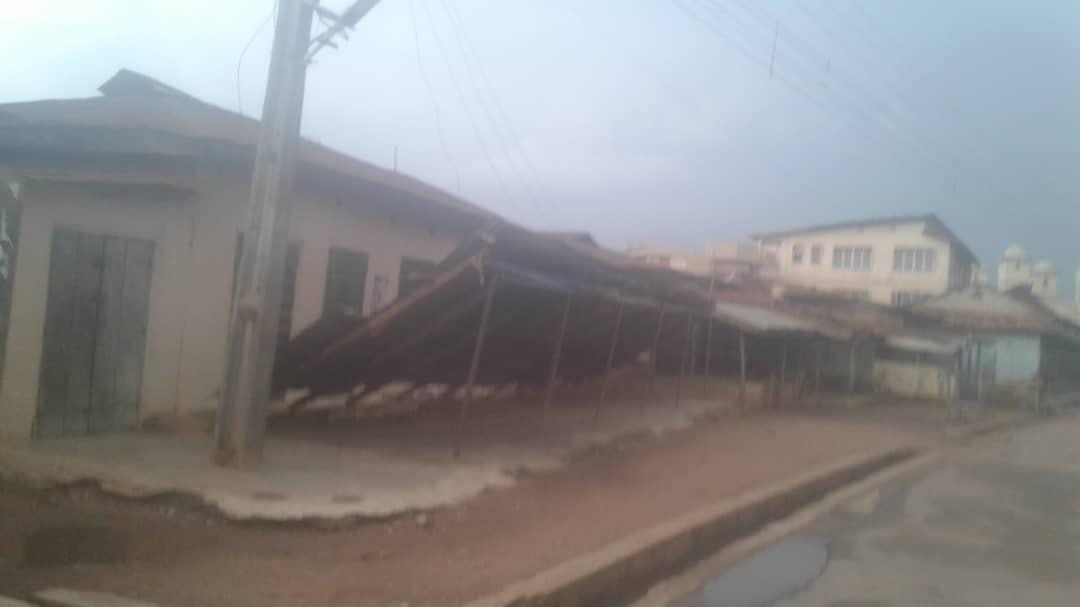 Heavy downpour destroyed many houses, electricity poles in Kwara