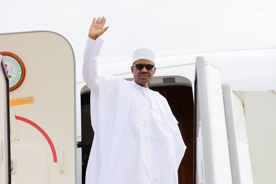 BREAKING: Buhari returns from London