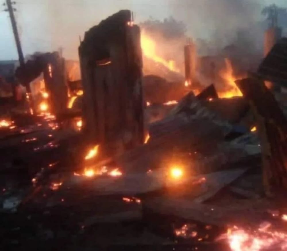 Fire razes plank market in Ibadan, millions of naira consumed