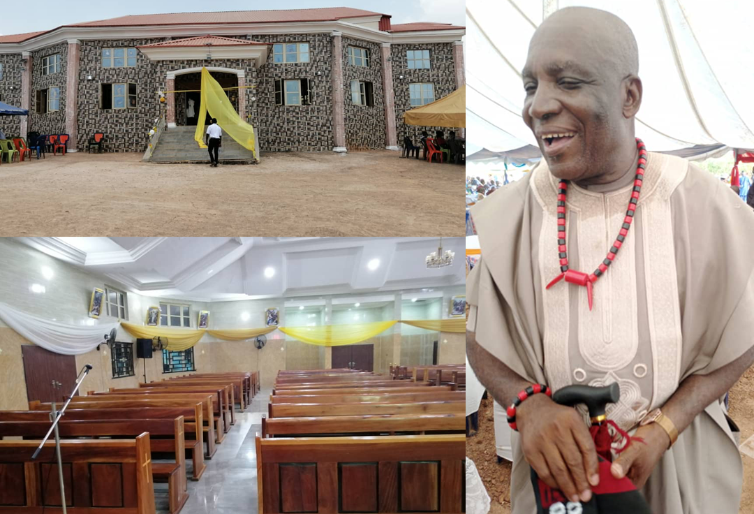 Commander Ajenu builds, dedicates church in Idoma community