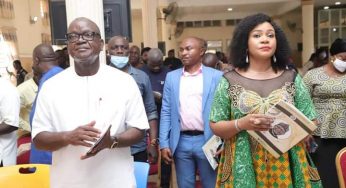 Gov Ortom celebrates 60th birthday in church (Photos)