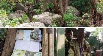 BREAKING: Soldiers arrest notorious kidnappers, recover wad of dollars in Kwara, Ekiti forests