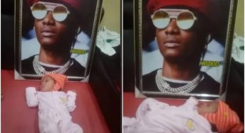 Man dedicates his new born baby to Wizkid