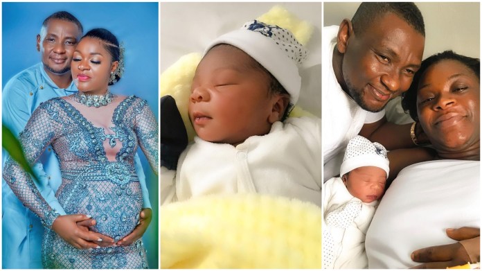 Nollywood actress Chacha Eke welcomes 4th child with husband (Photos)