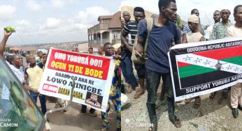 BREAKING: Oduduwa Republic rally rocks Ibadan