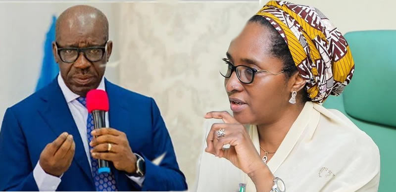 Obaseki fires back at finance minister, insists Buhari govt printed N60bn