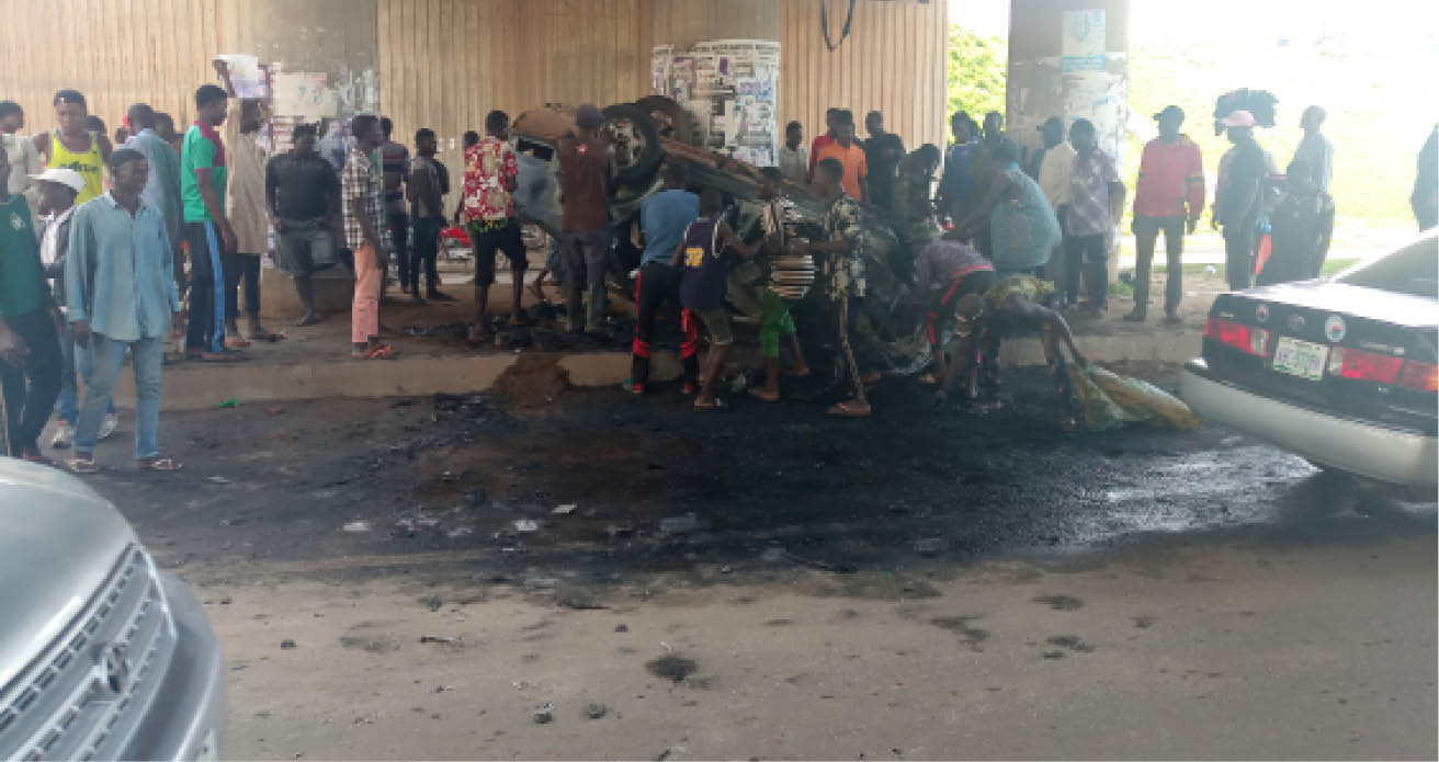 One chance robber burnt to death in Abuja