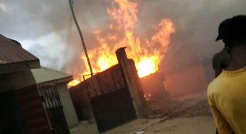 Many houses burnt as fire razes university community in Benue