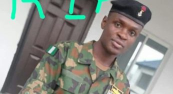 Tears as unknown gunmen kill soldier in Rivers