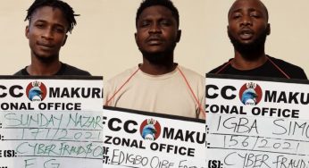 EFCC arrests four suspects for internet fraud in Benue