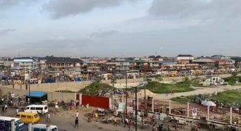 BREAKING: Soldiers shutdown Oshodi Lagos as hoodlums mob Air Force personnel to death (VIDEO)