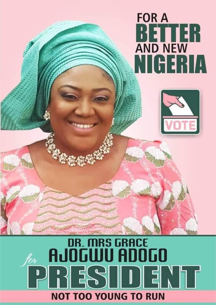 Benue-born Grace Adogo becomes first women to declare for president ahead of 2023