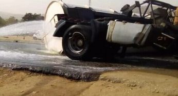 Residents, shop owners flee as petrol tanker crashes along Nyanya – Mararaba expressway