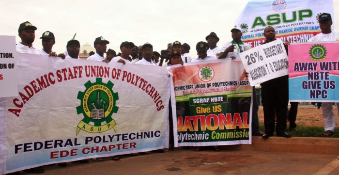 Polytechnic lecturers threaten to continue nationwide strike