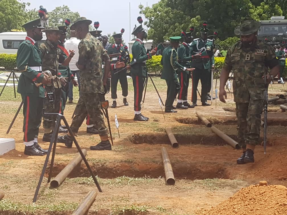 Plane crash: Final resting places for late Chief of Army Staff, Lt. Gen. Ibrahim Attahiru ,other officers who died in Kaduna (Photos)