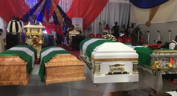 BREAKING: Tears as bodies of Christian officers killed in plane crash arrive Protestant Church, Air Force Base ( Photos)