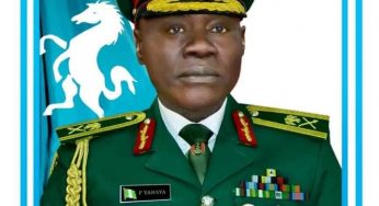 BREAKING: President Buhari appoints Maj Gen Yahaya as new Chief of Army Staff