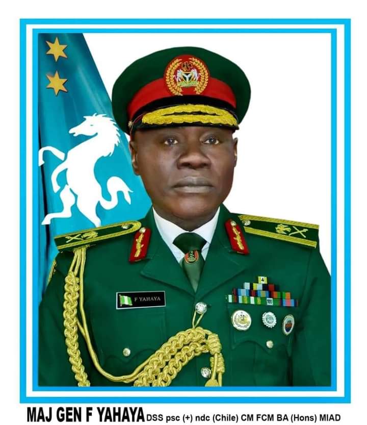 BREAKING: President Buhari appoints Maj Gen Yahaya as new Chief of Army Staff