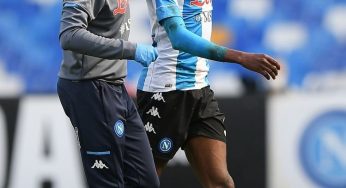 Nigeria’s Osimhen sustains head injury as Napoli draw 1-1 with Cagliari