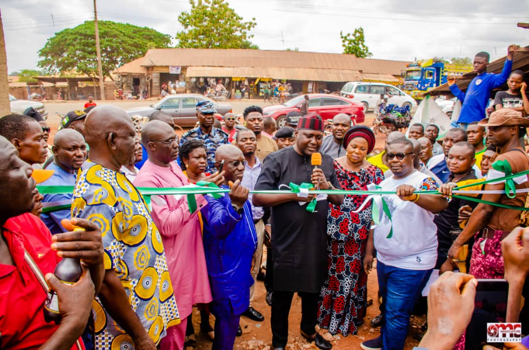 Achabo commissions Tomatoes, other perishable goods market in Otukpo, hail George Alli (Photos)