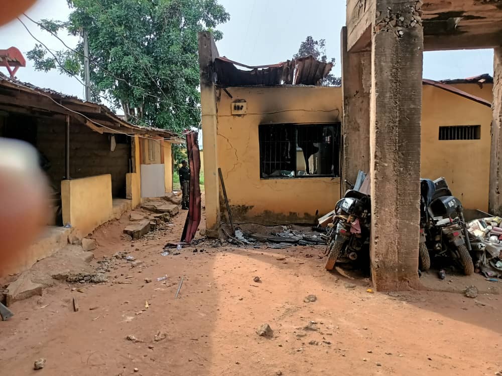 BREAKING: Again, gunmen kill two officers, set police station on fire in Anambra