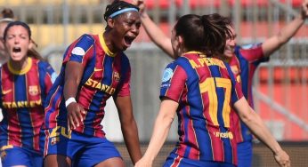 Nigeria’s Oshoala wins Primera Iberdrola with Barcelona