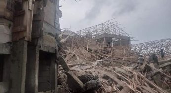 Two-storey Accident and Emergency building under construction collapses in Umuahia