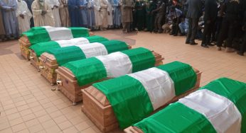 Plane crash: Prayers for late Chief of Army Staff, other Muslim officers at the National Mosque (Photos)