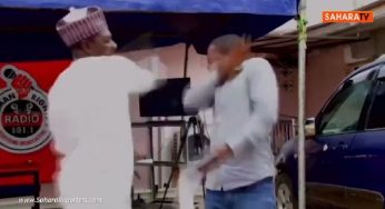 Ordinary President, Ahmed Isah in another slapping drama (Video)