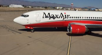 Engine of Max Air aircraft conveying Emir of Kano, others fails amid air