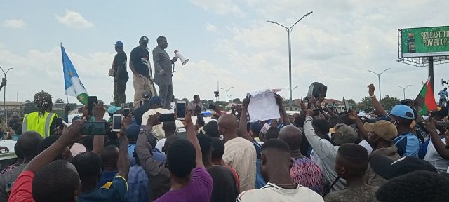 Sunday Igboho storms Osogbo to join other agitators (PHOTOS)