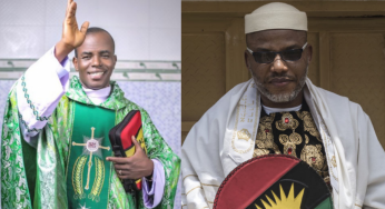 Why I cannot hate Fr. Mbaka – Nnamdi Kanu reveals