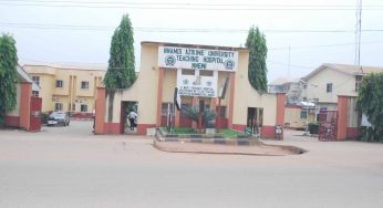 BREAKING: Patients, relatives storm Nnamdi Azikiwe University Teaching Hospital, protest against poor service delivery