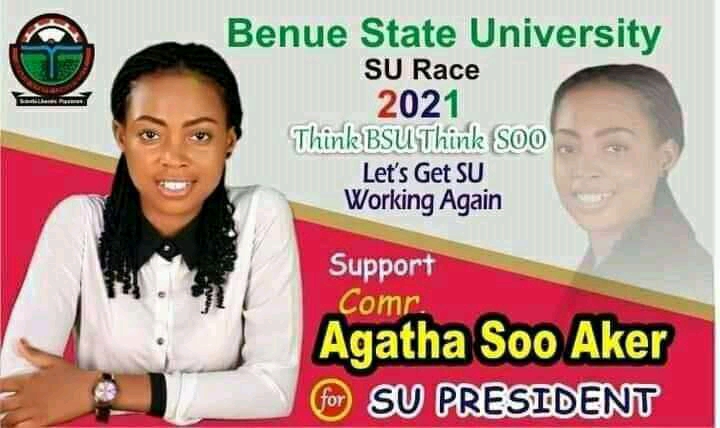 Agatha Aker elected first female SU president of Benue State University