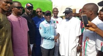 Senator Abba Moro receives decampees in Okpokwu 