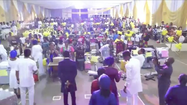 Pastor Paul Enenche distributes food items, sewing machines, other materials to mark 53rd birthday (VIDEO)