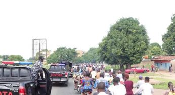 Ortom receives heroic welcome in Gboko 