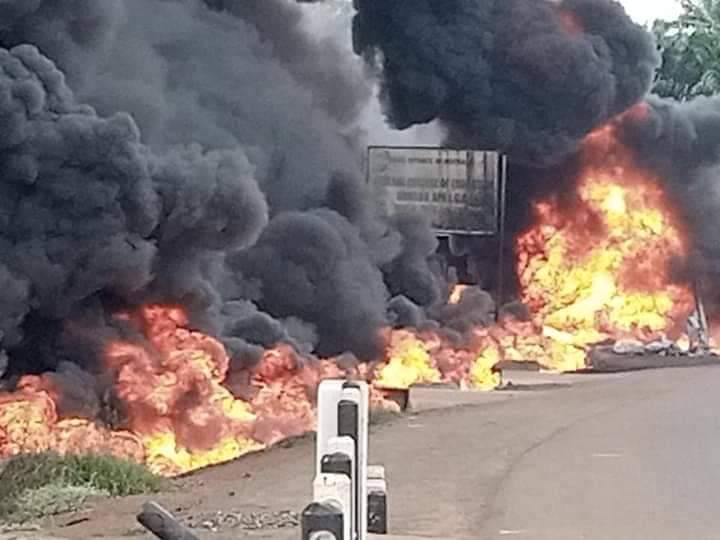 BREAKING: Another tanker explosion in Apa