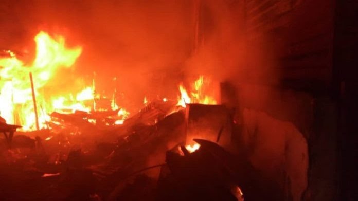 BREAKING: Houses in flames as gas explosion rocks Ibadan  