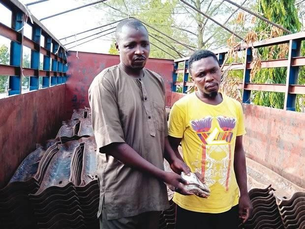 Two suspects arrested for vandalizing rail tracks, attempting to bribe police officers in Nasarawa