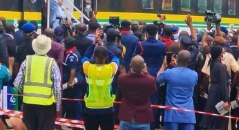 Buhari commissions West Africa’s largest railway station in Lagos