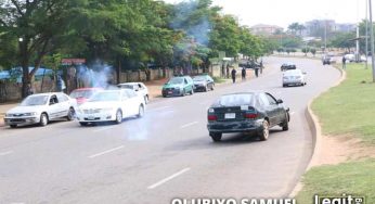 BREAKING: Police fire teargas at June 12 protesters in Abuja