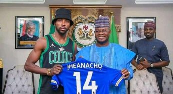 2023: ‘Senior man don finally cut soap for me’ – Yahaya Bello says as he gets endorsed by Iheanacho