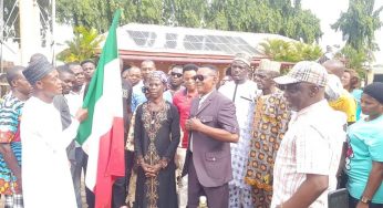 Senator Abba Moro welcomes defectors from APC to PDP in Ugbokolo