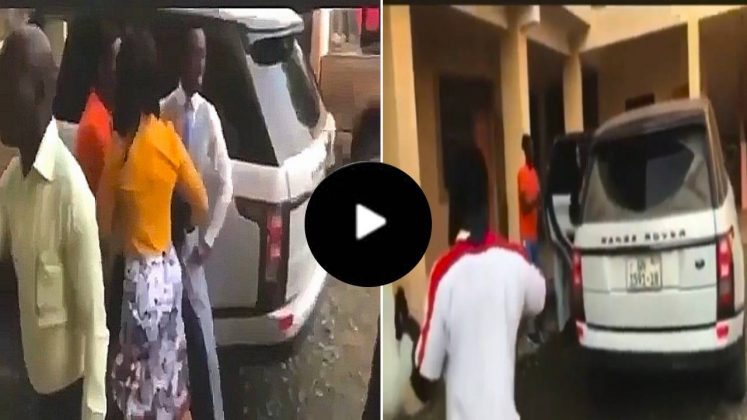 Drama as church members demand for their tithe after they saw their pastor’s new Range Rover (Video)