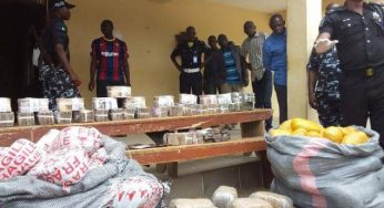 Police arrest nine persons for robbery, drug trafficking