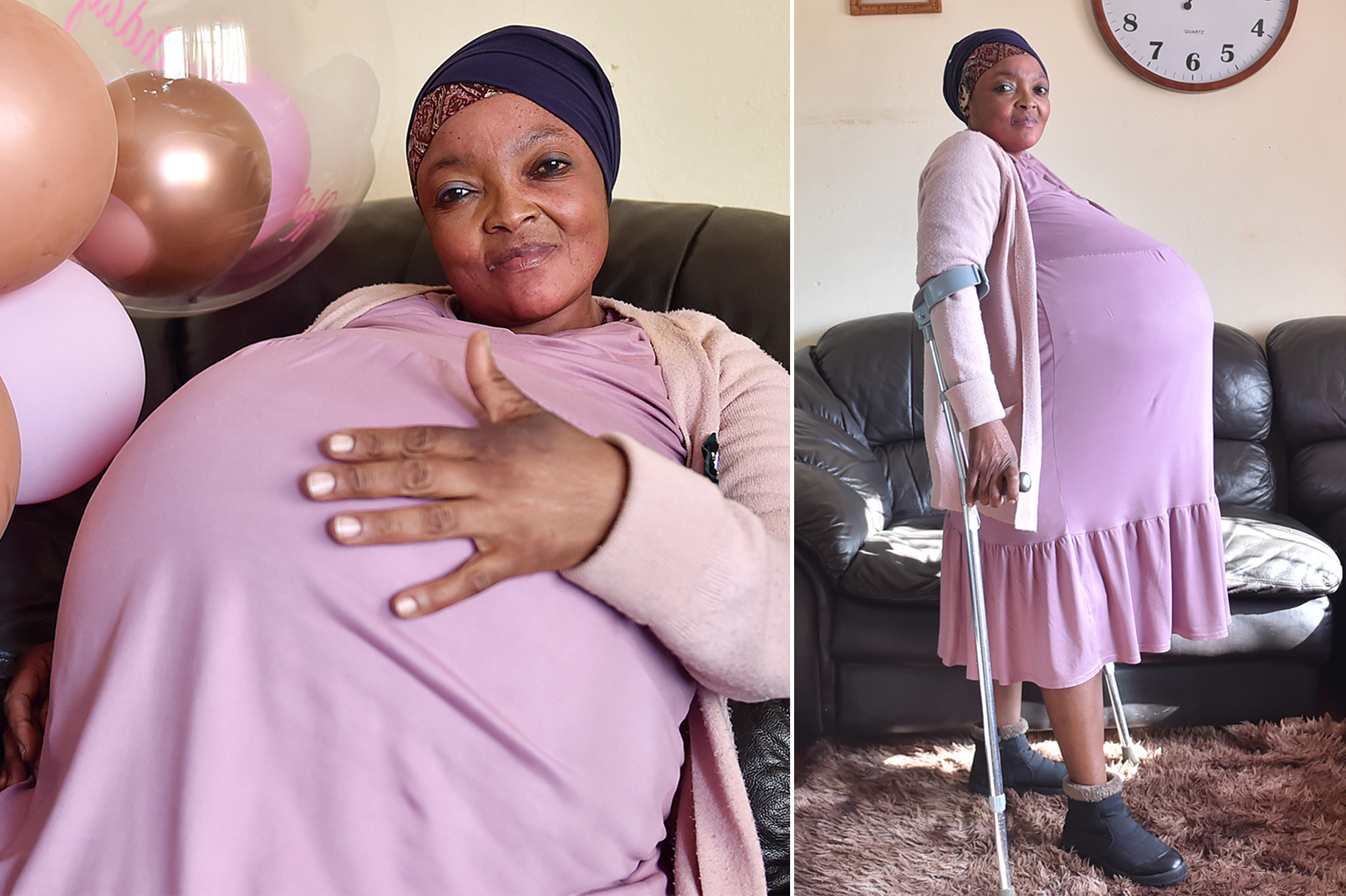 Gosiame Thamara: How woman gave birth to 10 babies in South Africa