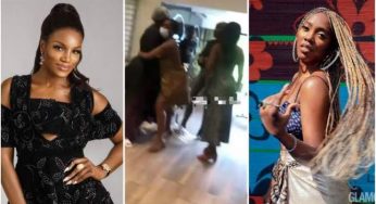 Drama as Tiwa Savage, Seyi Shey fight dirty in public (Video)