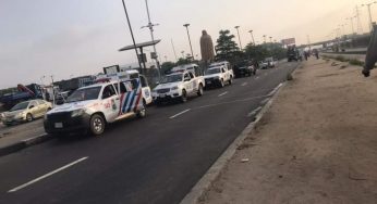 BREAKING: Yoruba Nation Rally: Heavy security at Gani Fawehinmi Park in Lagos