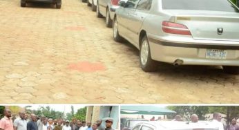 Senator Moro gives out cars to party executives